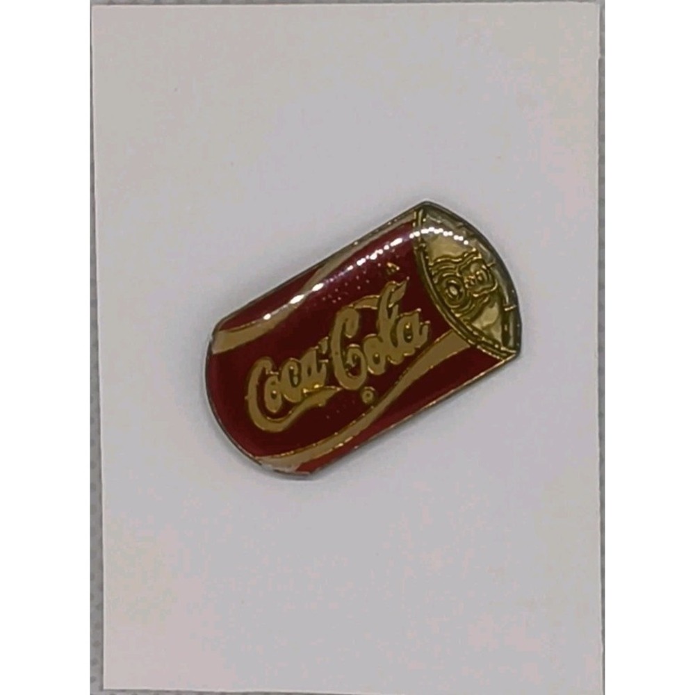 Vintage Coca Cola Can Pin Gold Tone Pop Top Collectable Coca-Cola Pin!